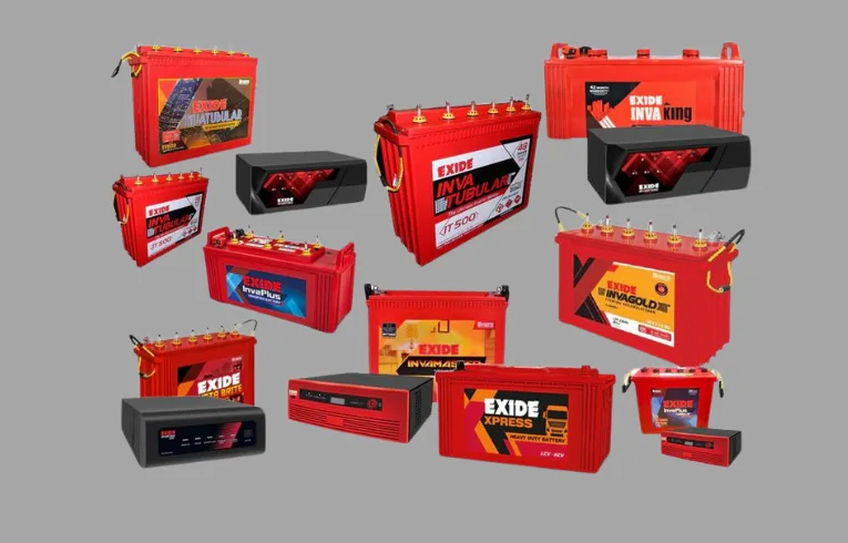 Exide home inverter batteries and inverter units